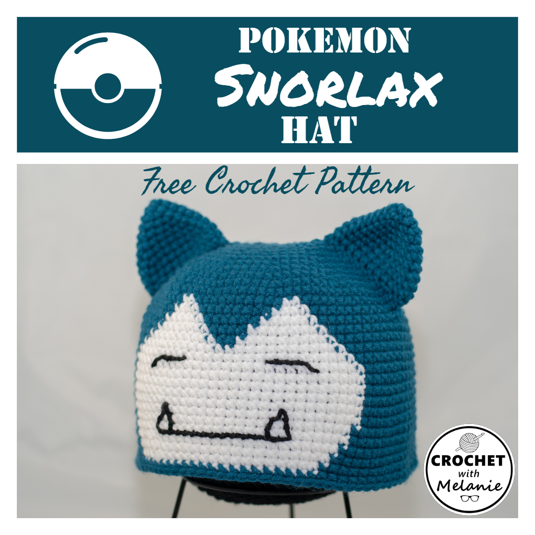 Snorlax Hat Free Crochet Pattern
