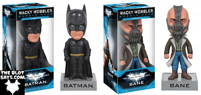 The Dark Knight Rises Wacky Wobbler Bobble Heads - Batman & Bane