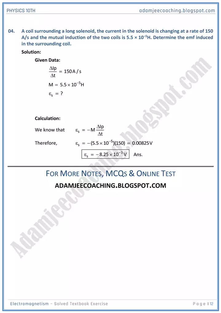 electromagnetism-solved-textbook-exercise-physics-10th