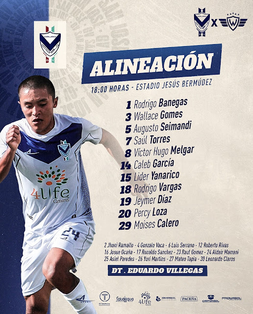 Alineaciones Gualberto Villarroel vs Wilstermann