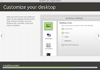 Customize your desktop easily in LinuxMint.