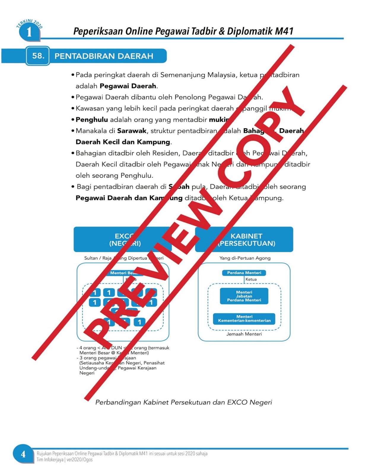 Nota Ringkas & Contoh Soalan Peperiksaan Pegawai Tadbir 