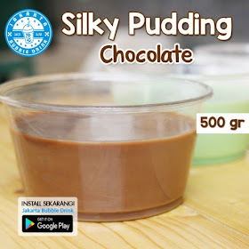 silky puding coklat chocolate pudding sedot pudot jual bubuk minuman aneka powder rasa