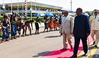 Guinée-Bissau : Le président Azali accueilli par son homologue Umaro Sissoco Embalo
