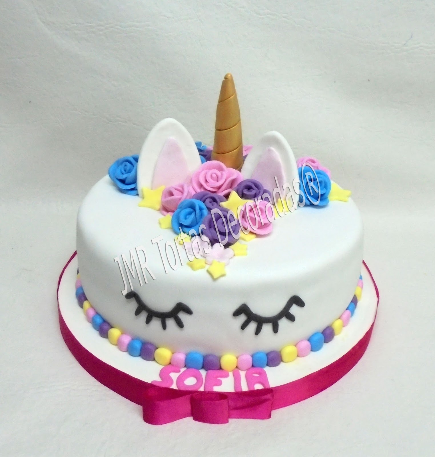 Torta Unicornio Para Sofia Jmr Tortas Decoradas - 9 aÃ±o torta de roblox para nena