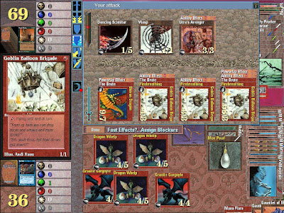 Magic the Gathering Game Screenshots 1999