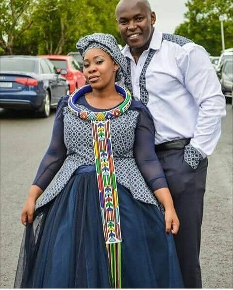 South African Traditional Wedding Dresses For Plus Size.