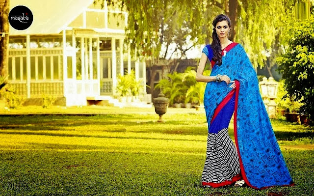 Fancy Sarees for wear in Home Price in India