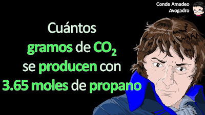 (Química-Chang12-problema-3.85) El propano (C3H8) es un componente del gas natural y se utiliza para cocinar y para la calefacción doméstica. a) Haga el balanceo de la siguiente ecuación, que representa la combustión del propano en el aire: C3H8 + O2 → CO2 + H2O b) ¿Cuántos gramos de dióxido de carbono se pueden producir a partir de la combustión de 3.65 moles de propano? Suponga que el oxígeno es el reactivo en exceso en esta reacción.