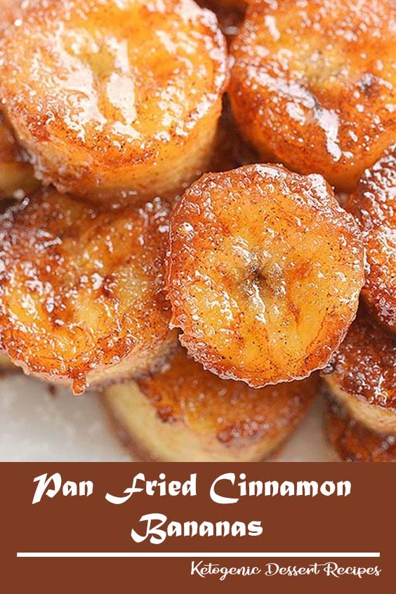 These pan fried cinnamon bananas are so easy to make they taste SO GOOD! They're amazing (seriously AMAZING) on ice cream or with pancakes or french toast.