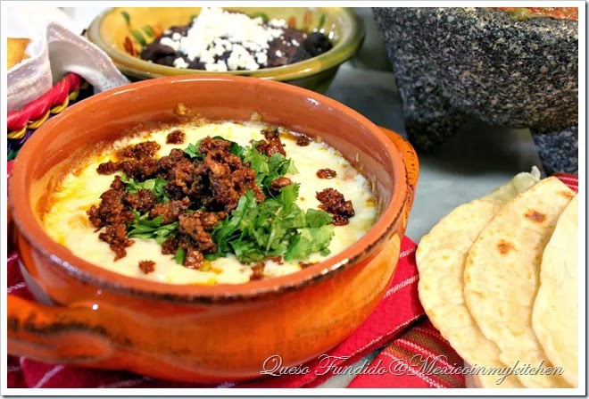 Queso Fundido with Chorizo Recipe 