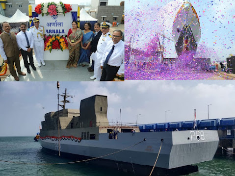 GRSE launches in house designed, Anti-Submarine Warfare Shallow Water Craft (ASW SWC) INS Arnala