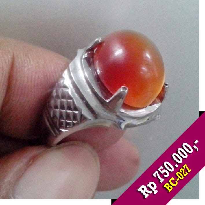 batu cincin warna coklat bening}