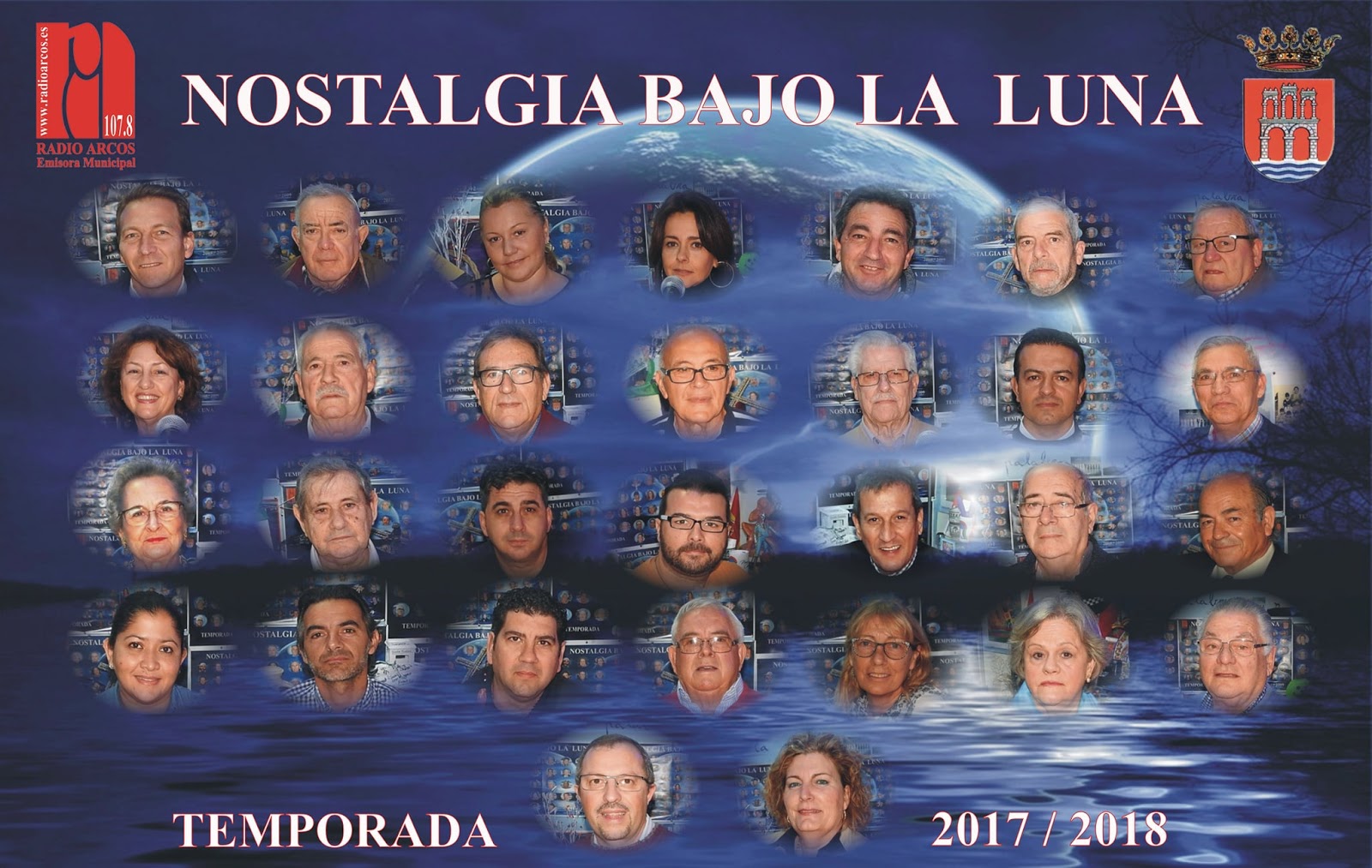 FOTOS INVITADOS NOSTALGIA BAJO LA LUNA DE RADIO ARCOS  2007-2020