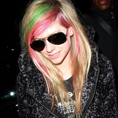 cabelo, colorido, hair, color, avril lavigne