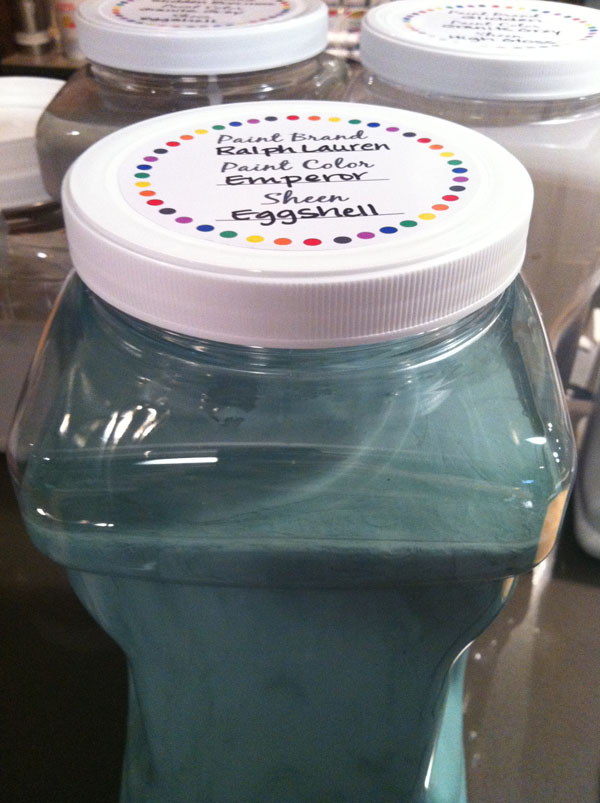 How to Store Leftover Paint + Free Printable Paint Labels