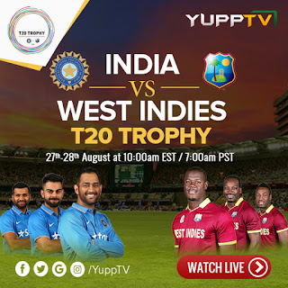 IND vs WI T20 Live Streaming