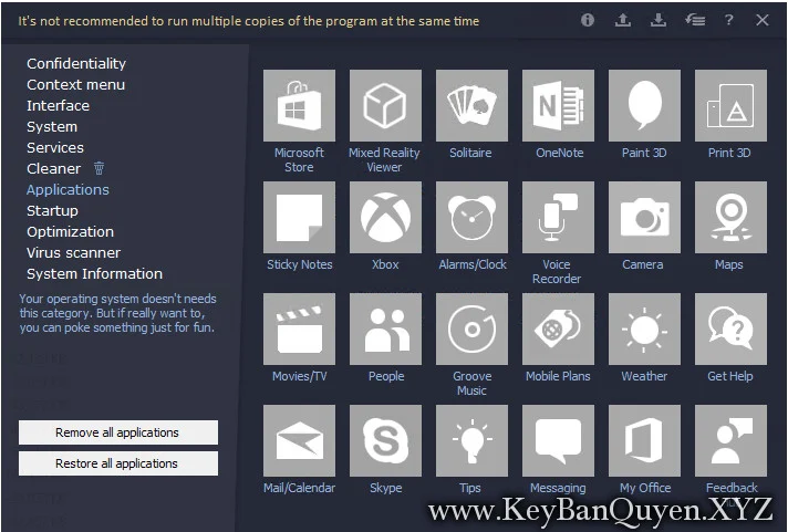 Windows 10 Tweaker 12.4 Pro Full Key, Phần mềm tinh chỉ và cấu hình Windows 10 nhỏ gọn.