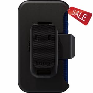 OtterBox Defender Series Hybrid Case & Holster for iPhone 4 & 4S  - Retail Packaging - Ocean/Night Blue