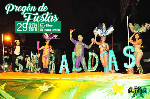 Programa completo de las fiestas de Esmeraldas 2016