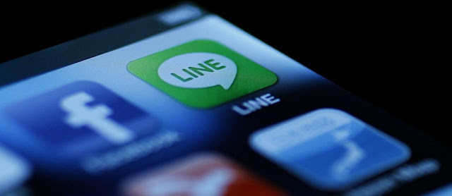 Aplikasi line smartphone