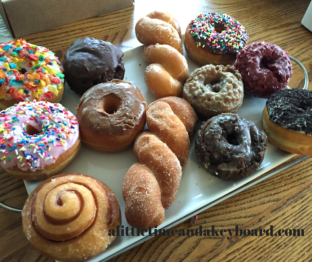 Incredible spread of donuts from Donut Drop