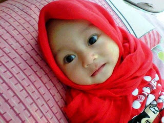 Gambar bayi muslim cewek pakai jilbab cantik