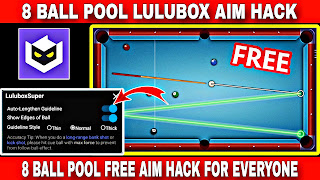 8 Ball Pool LuluBox Super aim hack Apk Download