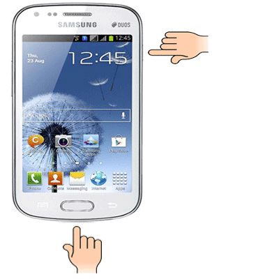 Cara Screenshot Samsung  Galaxy  Grand  Duos  Smart Blogger