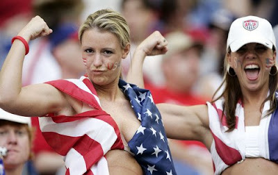 The Power of America Hot Girls Fans Africa World Cup 2010 Yesterday 