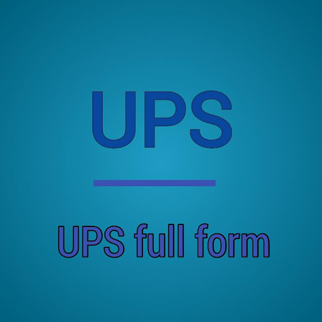 UPS full form,what is ups