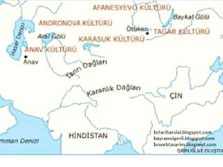 Orta Asya Kültür Bölgeleri ile Ilgili Harita ? Türk Kültür Bölgeleri ile Ilgili Harita?