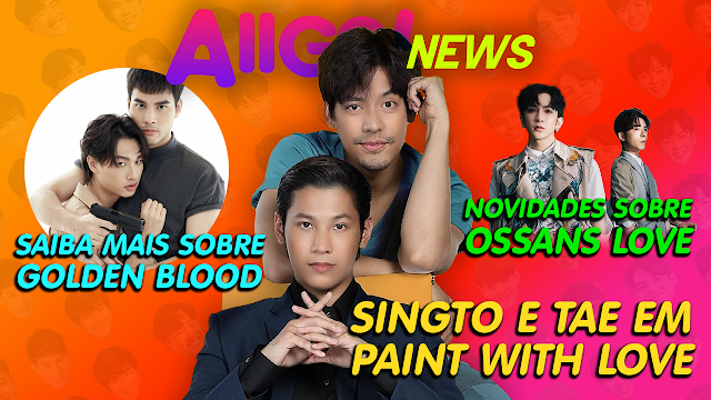 SINGTO E TAE EM PAINT WITH LOVE; SAIBA MAIS SOBRE GOLDEN BLOOD E  VERSÃO DE OSSANS LOVE