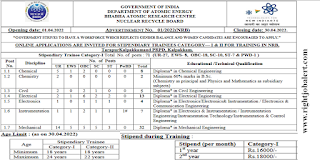 Diploma Engineering Jobs in Bhabha Atomic Research Centre