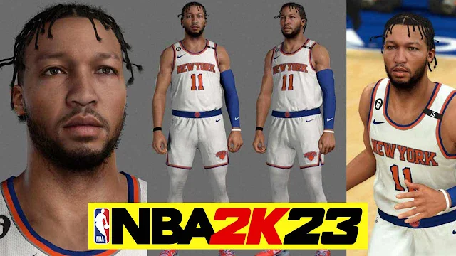 NBA 2K23 Jalen Brunson Cyberface