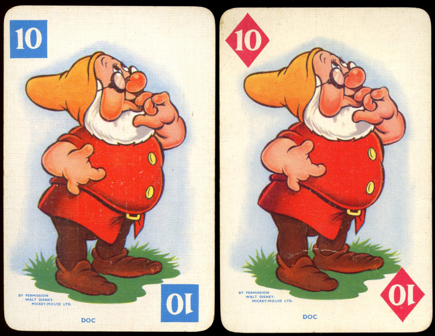 ... they skipped to the 10 card which is shared between Doc and Dopey