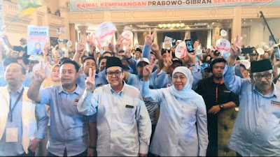 Apel Akbar Relawan Prabowo-Gibran Se-Jatim