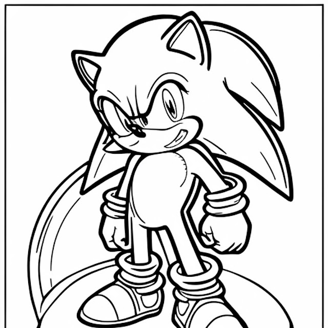 Free Sonic Prime coloring pages