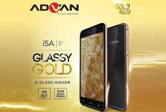 Advan i5A Glassy Gold, Smartphone 4G LTE