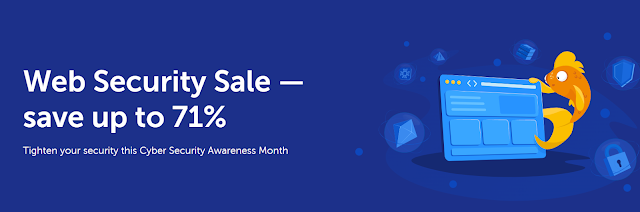 Web Security Sale — save up to 71% this Cyber Security Awareness Month.