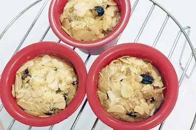 Mini Plum Cake de frutas con almendras