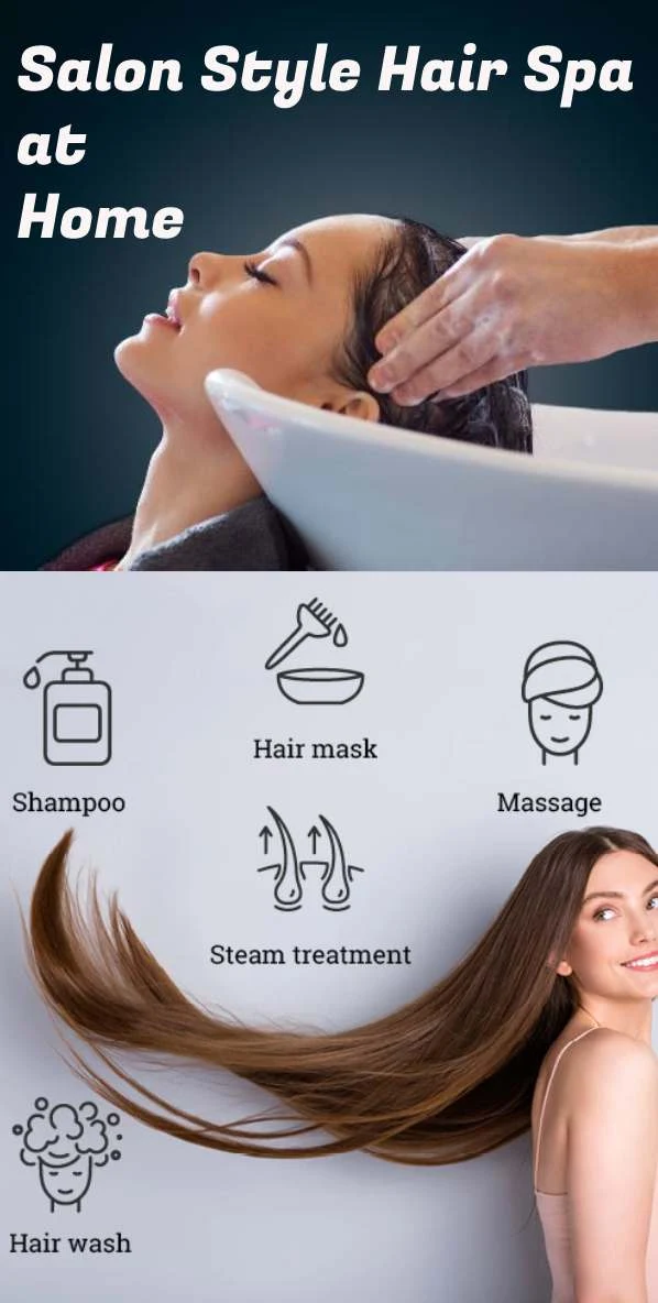 Salon Style Hair Spa at Home, Step by Step Hair Spa with Natural Ingredients