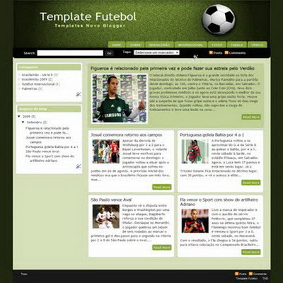 Futebol Blogger Template