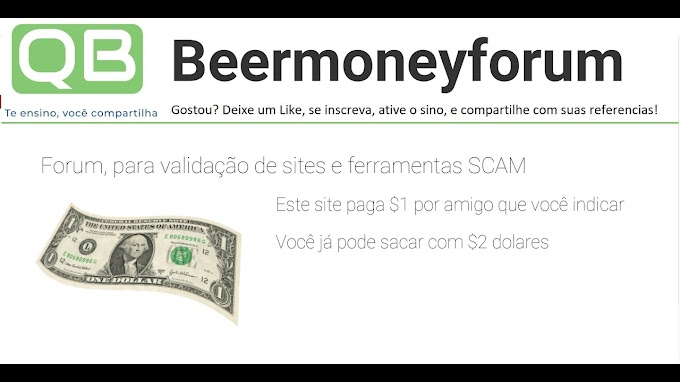 CanalQb - Rede Social - Beermoneyforum - Forum - Ganhe $1 por indicação