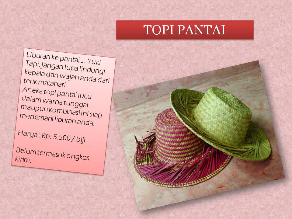 Lombok Kita Arts TOPI PANTAI 