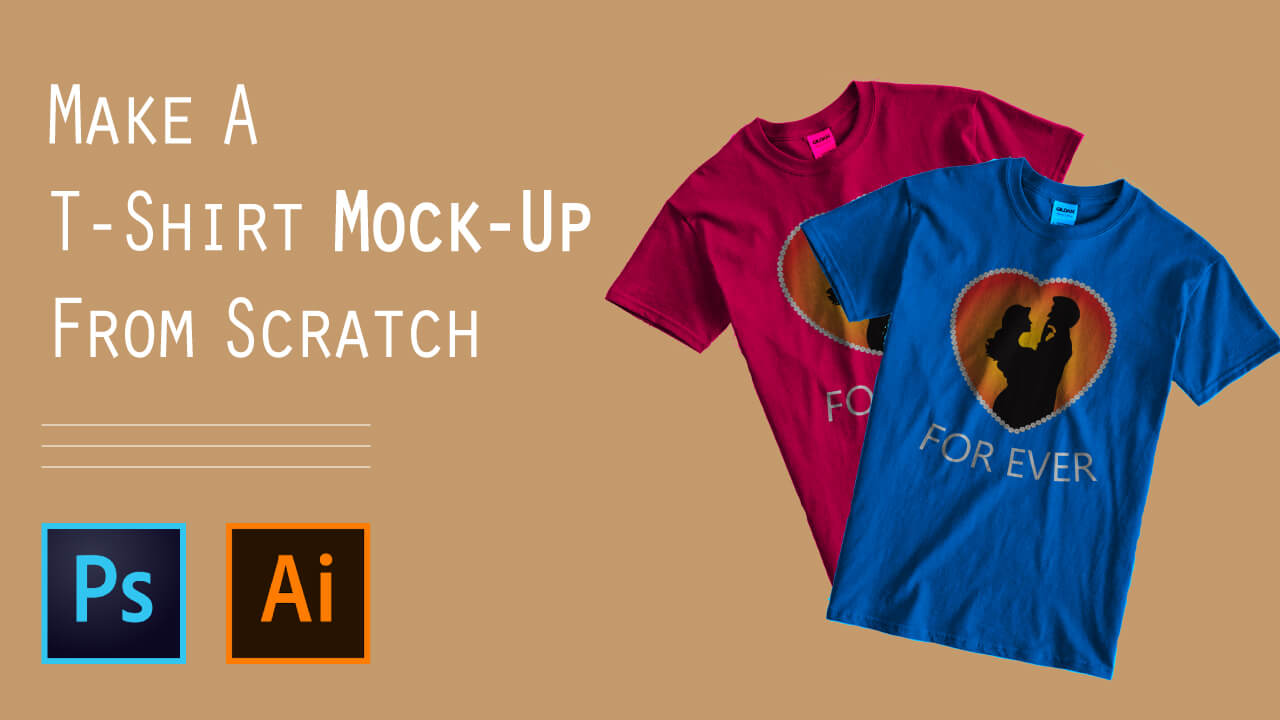 Download Adobe Photoshop - T Shirt MockUp & Source files - Best ...