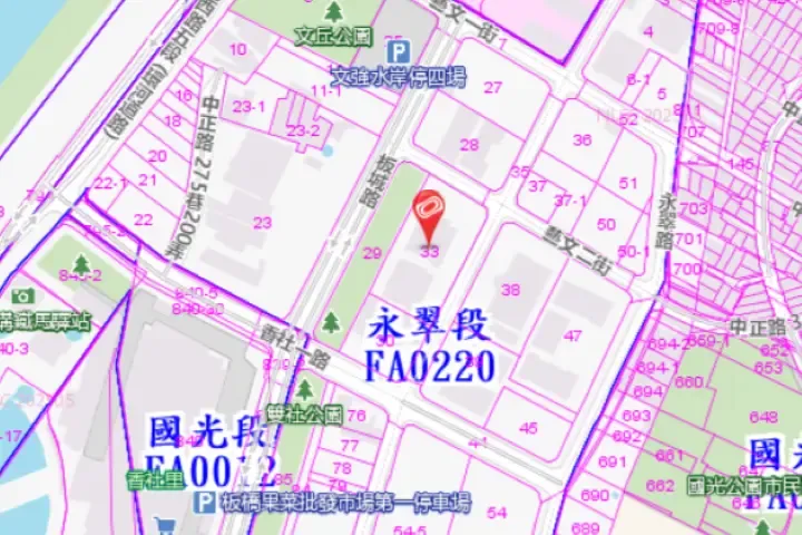 法拍屋地籍圖–翠峰法拍屋.板橋區藝文街138號6樓 翠峰法拍屋地籍圖