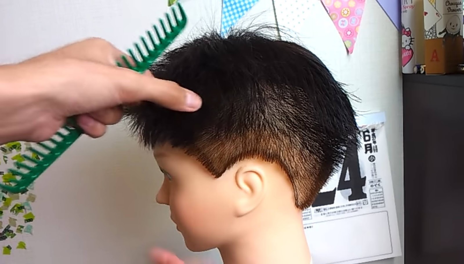 自宅で散髪 男の子髪の減らし方のコツ ツーブロック編 髪技屋さんの髪ブログ