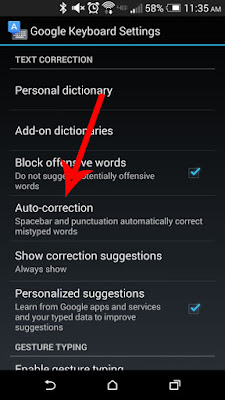 How to Turn Off Auto-Correction in Android Keyboard