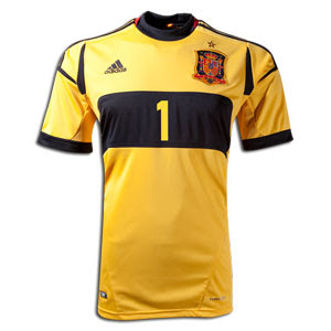 Adidas Iker Casillas Spain Home Keeper Jersey 11/13